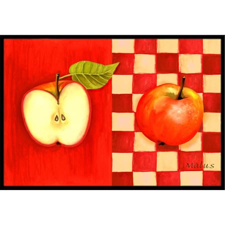 Carolines Treasures Apple by Ute Nuhn Indoor or Outdoor Mat- 24 x 36 WHW0122JMAT
